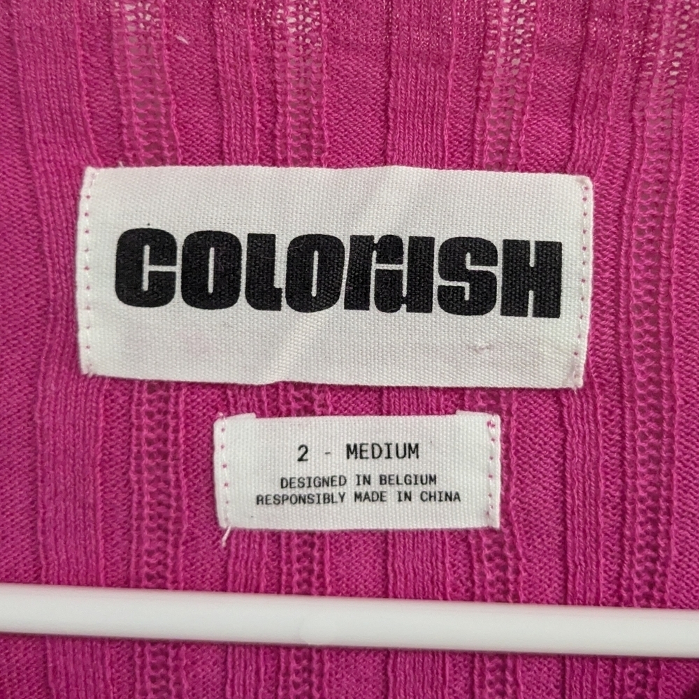 NEW Colorush Hendrix Rib Knit Funnelneck Sweater - Picture 6 of 9